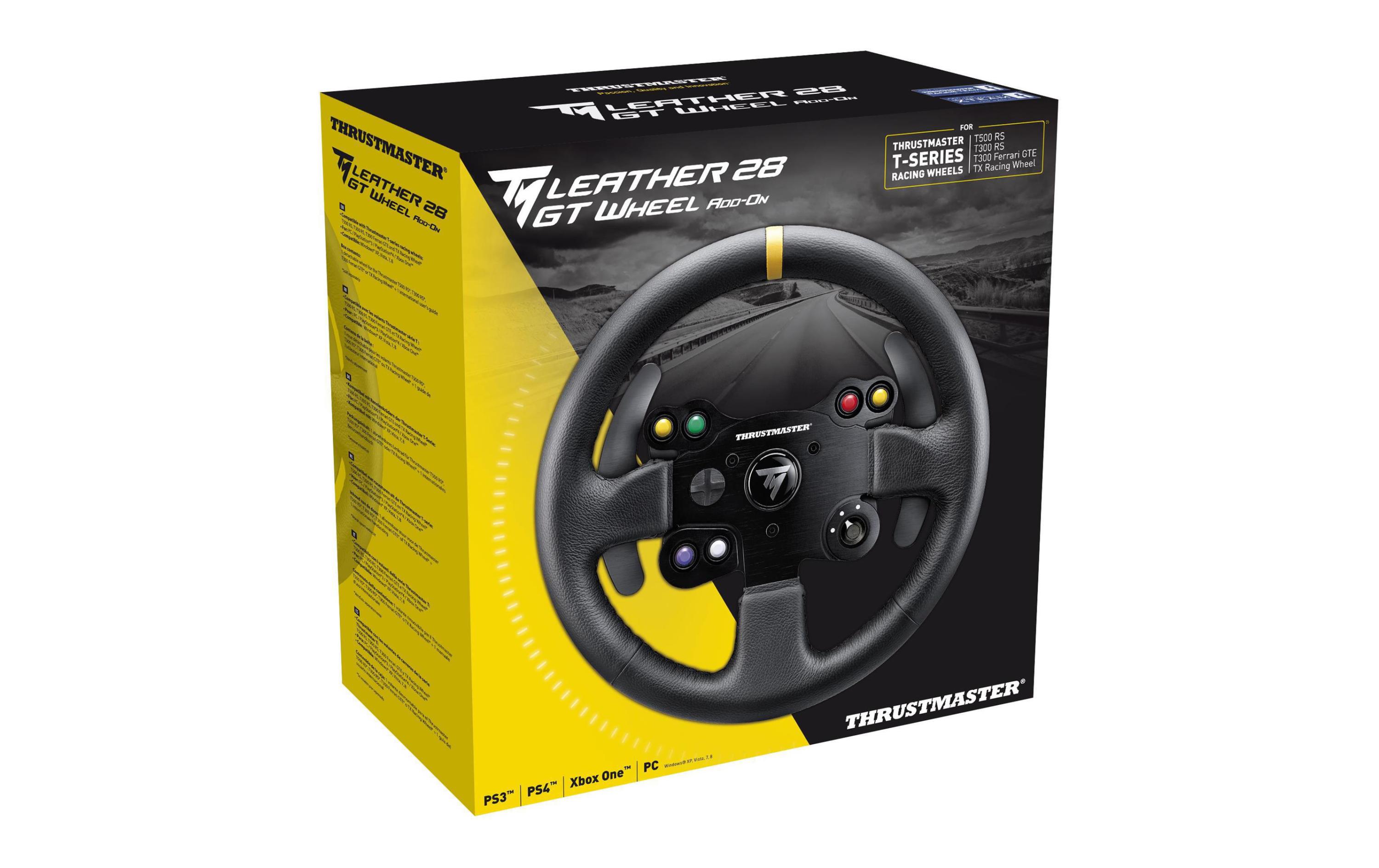Lenkrad Leather 28 GT Racing Wheel Add-On<br>Abnehmbarer Lenker im GT-Stil