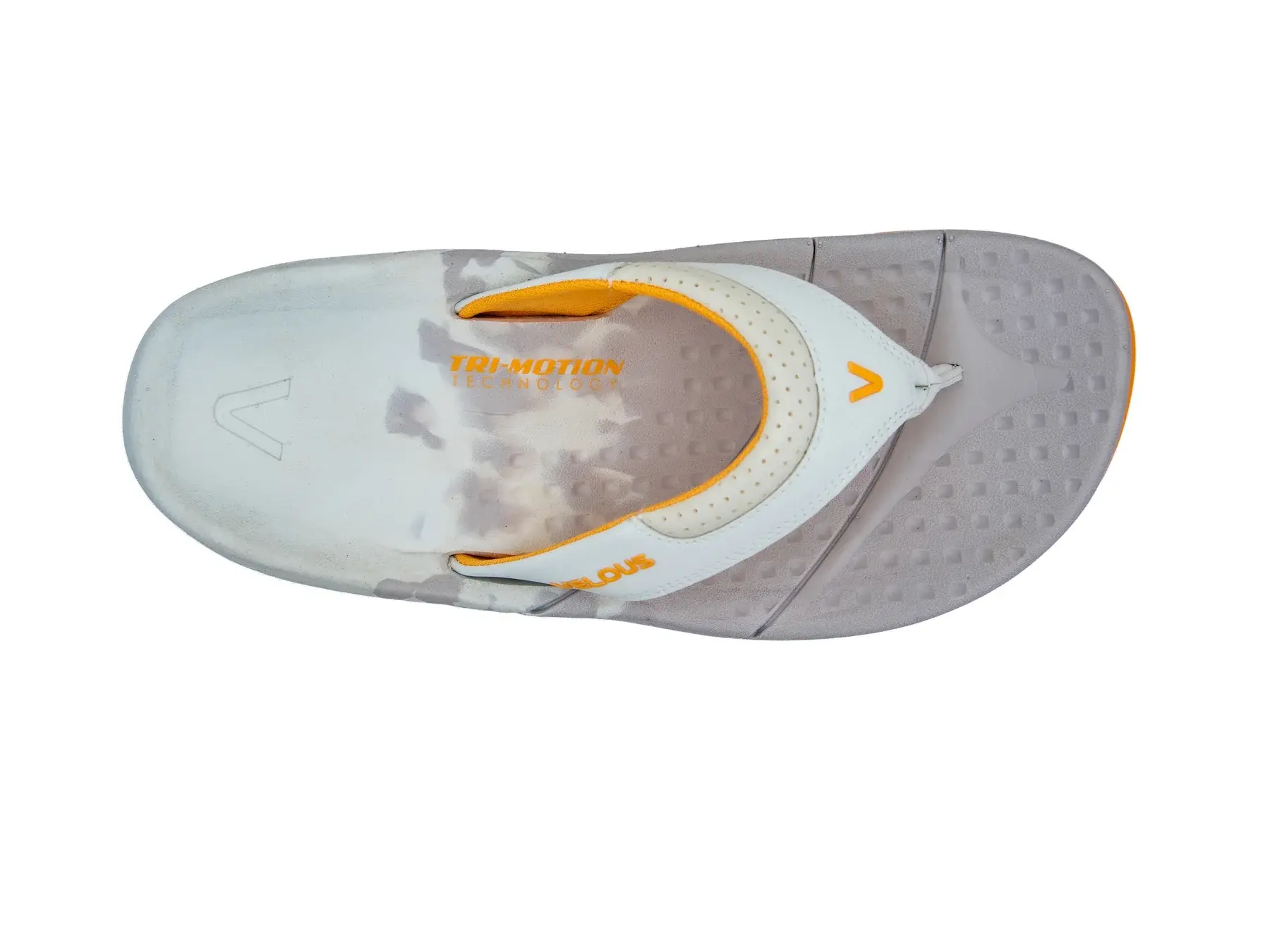 VELOUS Ocean Flip Teenslippers Licht Grijs/Oranje