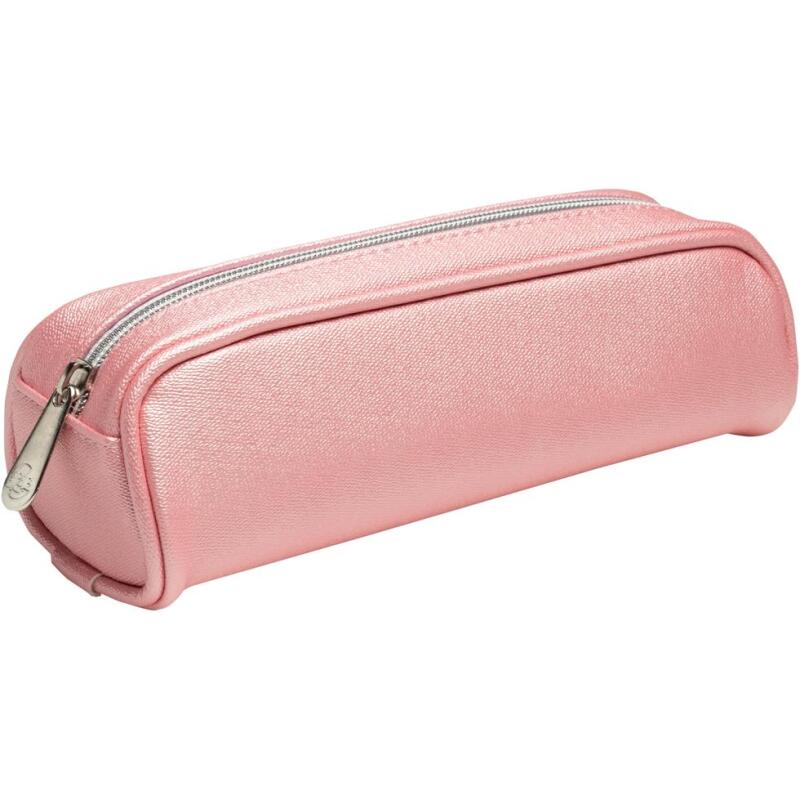 Trousse trapèze PU métallisé PERLE - Couleurs assorties