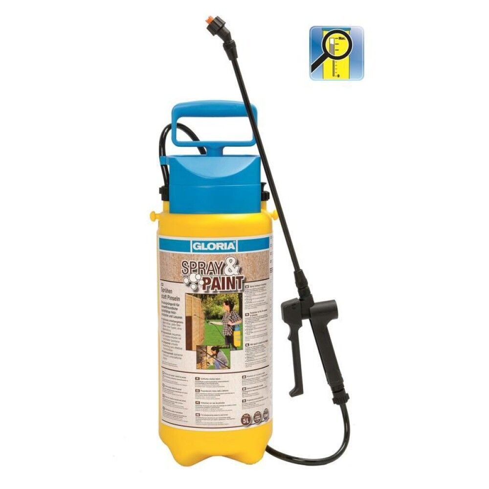 TRYKKSPRYØTE GLORIA SPRAY 'N' PAINT 5L