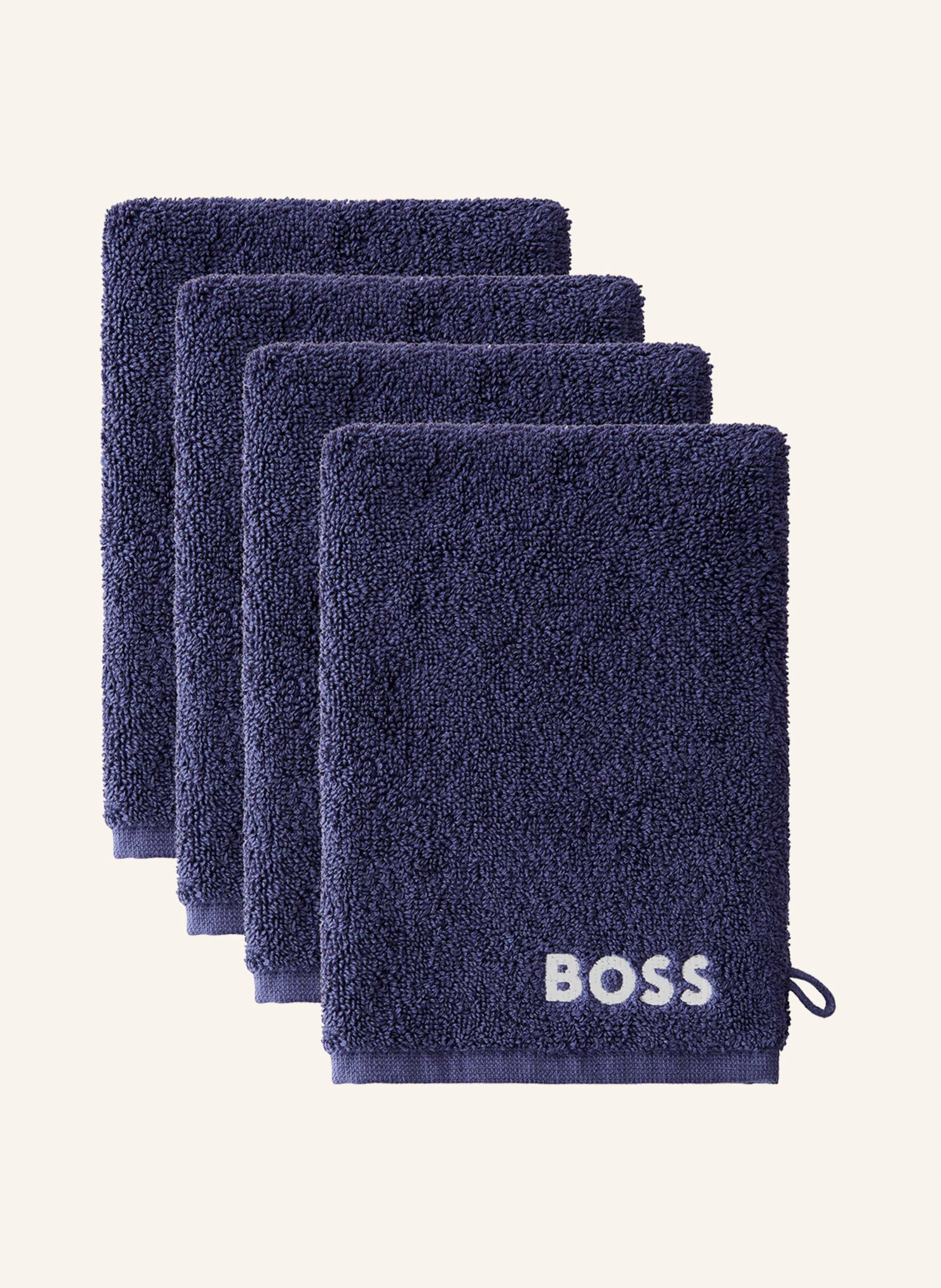 BOSS 4er-Set Waschhandschuhe 4ER-SET WASCHHANDSCHUHE