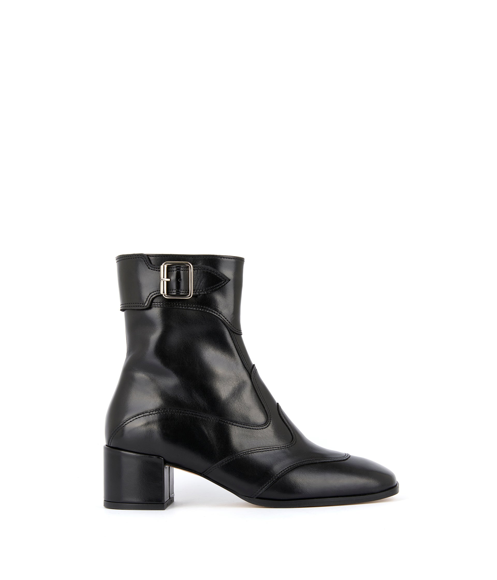 Boots noirs talon Livia