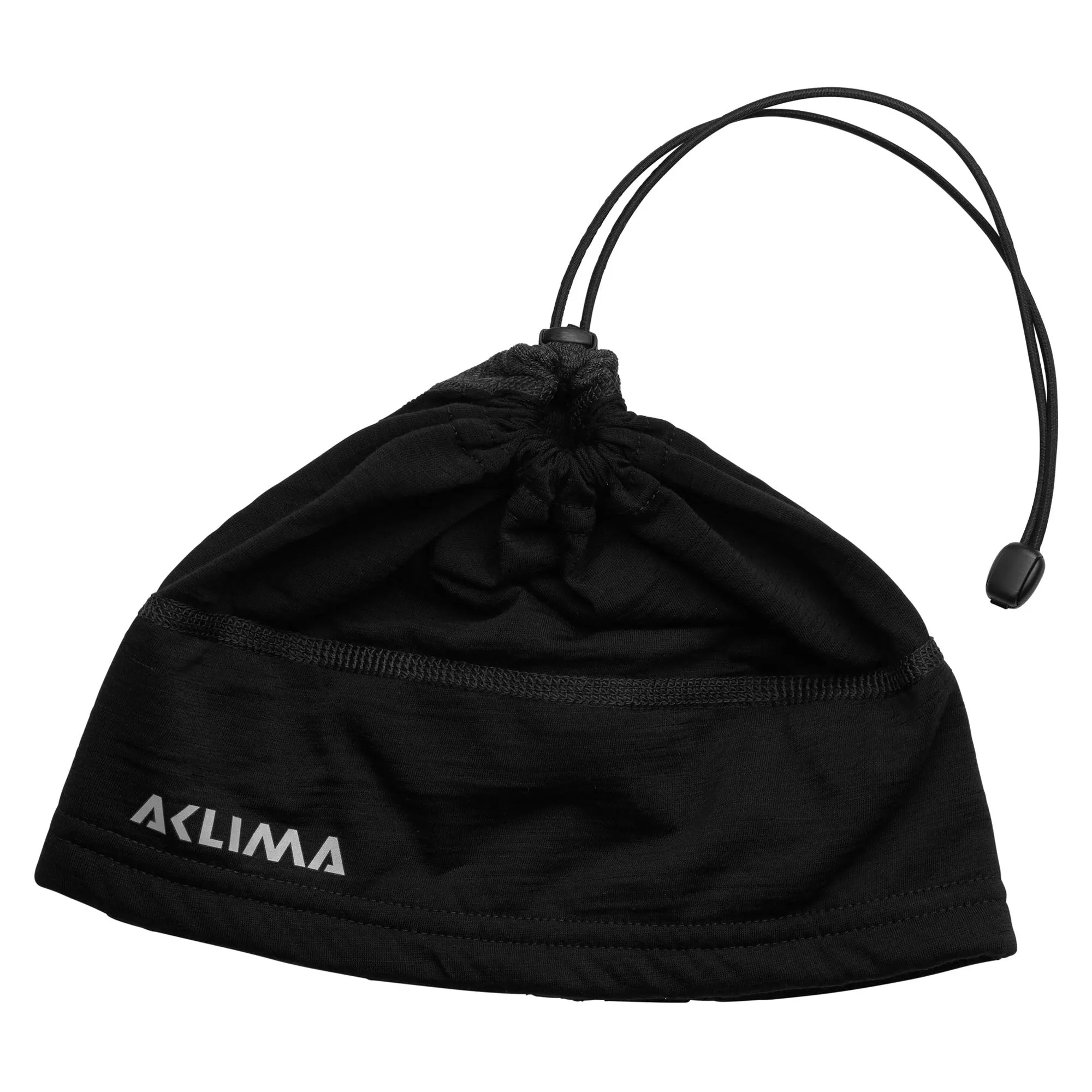 Aclima -  Aclima Beanie LightWool Multifunction jet black marengo