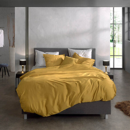 Dekbedovertrek Satinado - Ochre Gold