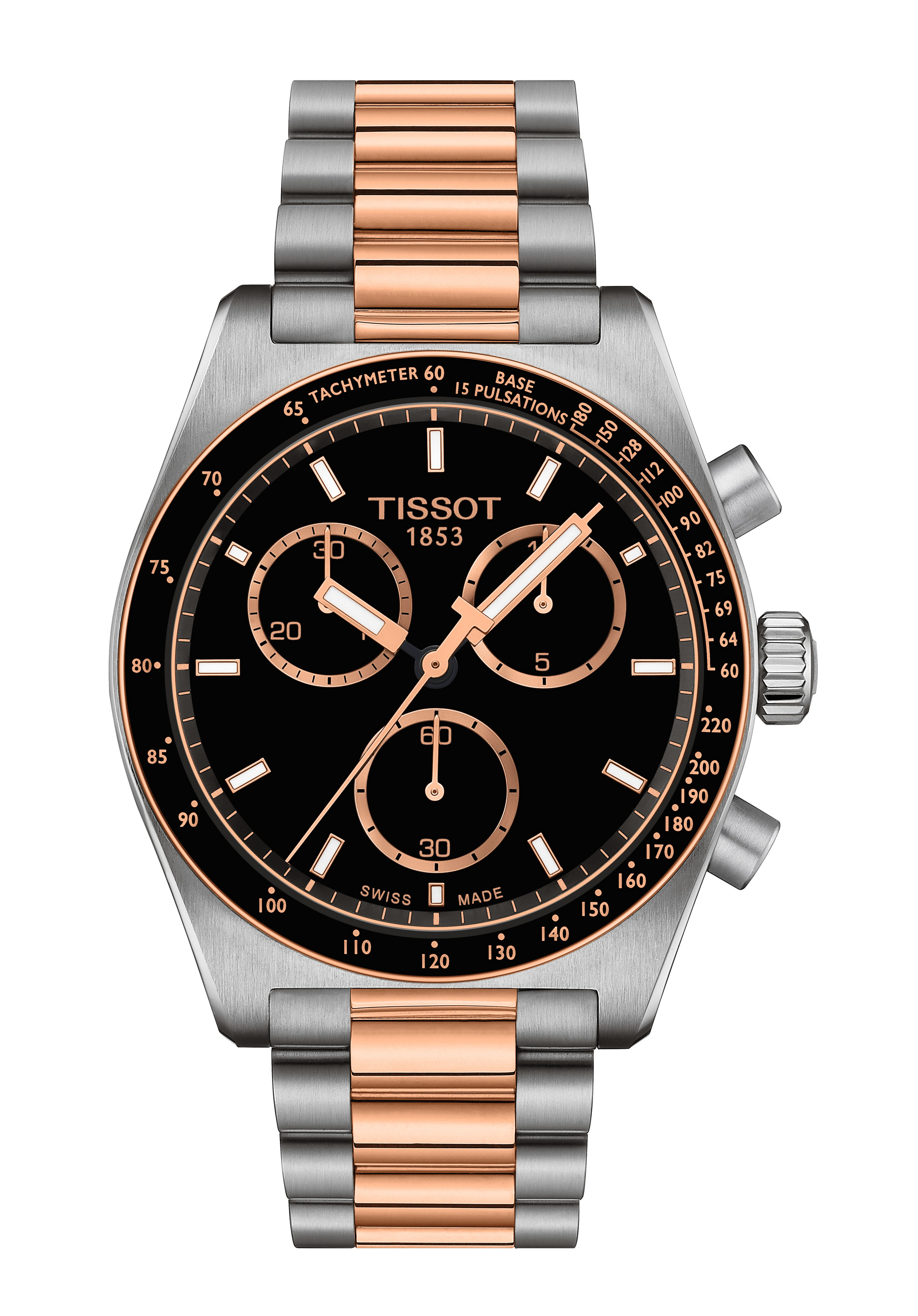 Tissot PR516 Quarz Chronograph Bicolor Rosegold