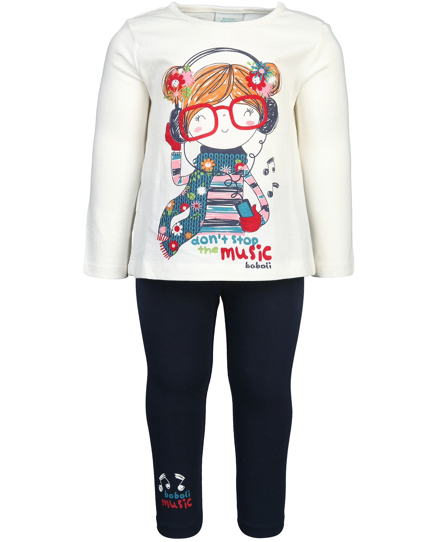 Langarmshirt COOL 2-teilig in off white