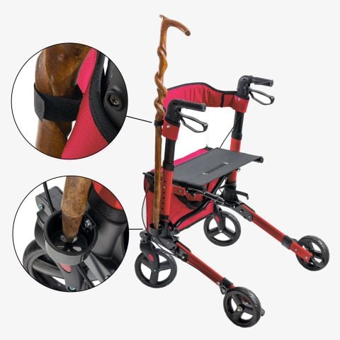 Alu Rollator Klappbar inkl. Einkaufstasche
