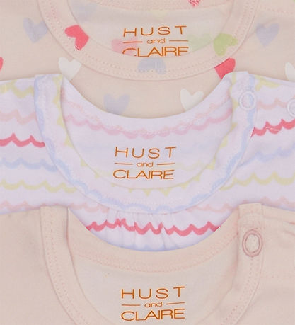 Hust and Claire Body k/ä - 3er-Pack - Bella - White/Rosa