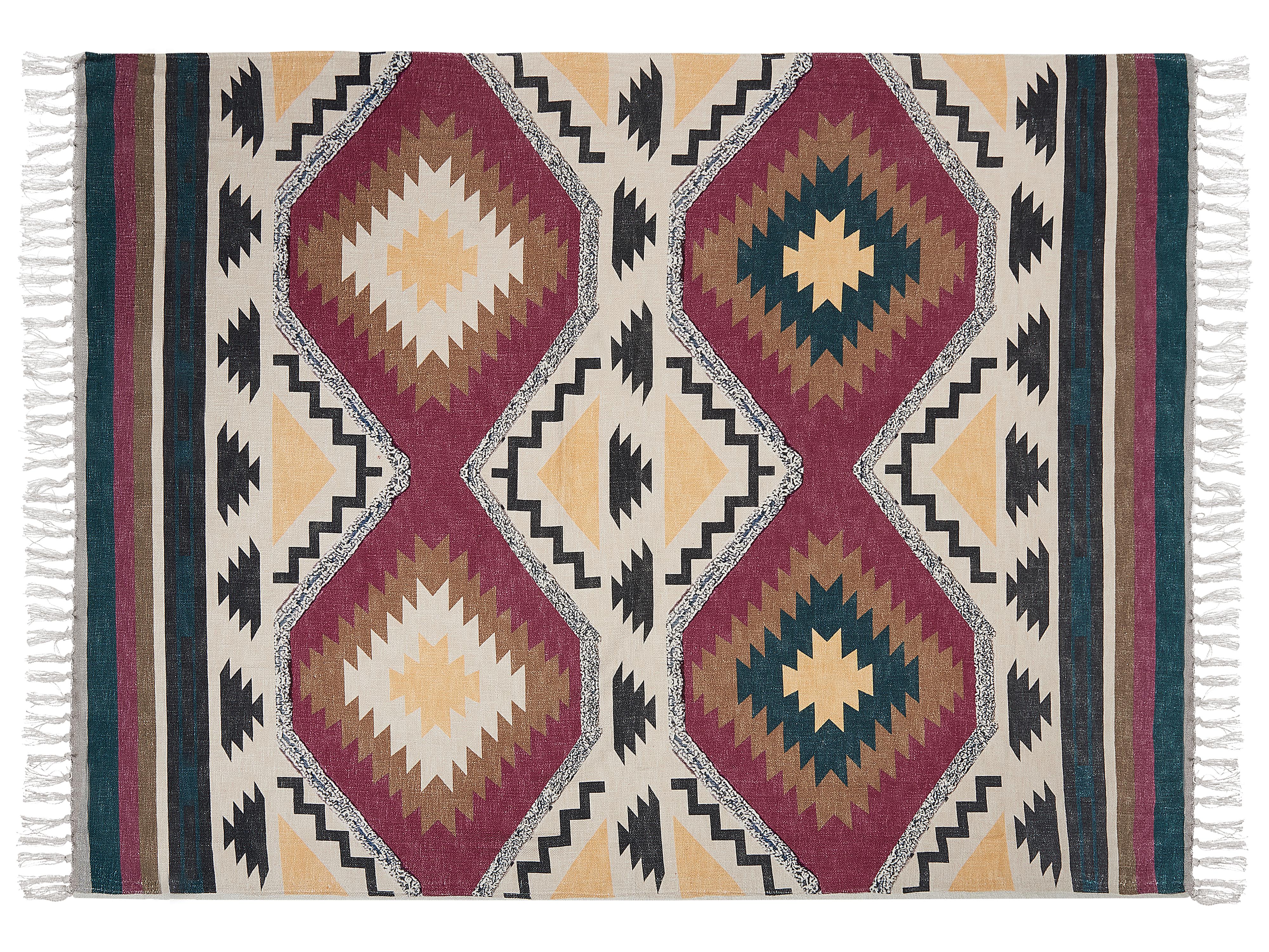 Plaid NAGAON Katoen 130 x 180 cm Meerkleurig