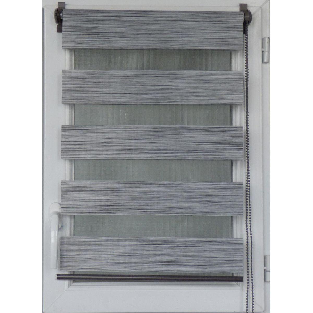 STORE ENROULEUR LUMIERE NUIT 90X150CM GRIS CHINE