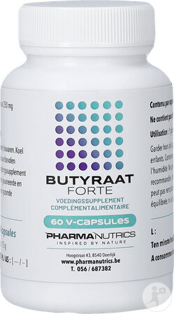Pharmanutrics Butyrate Forte 60 Gélules