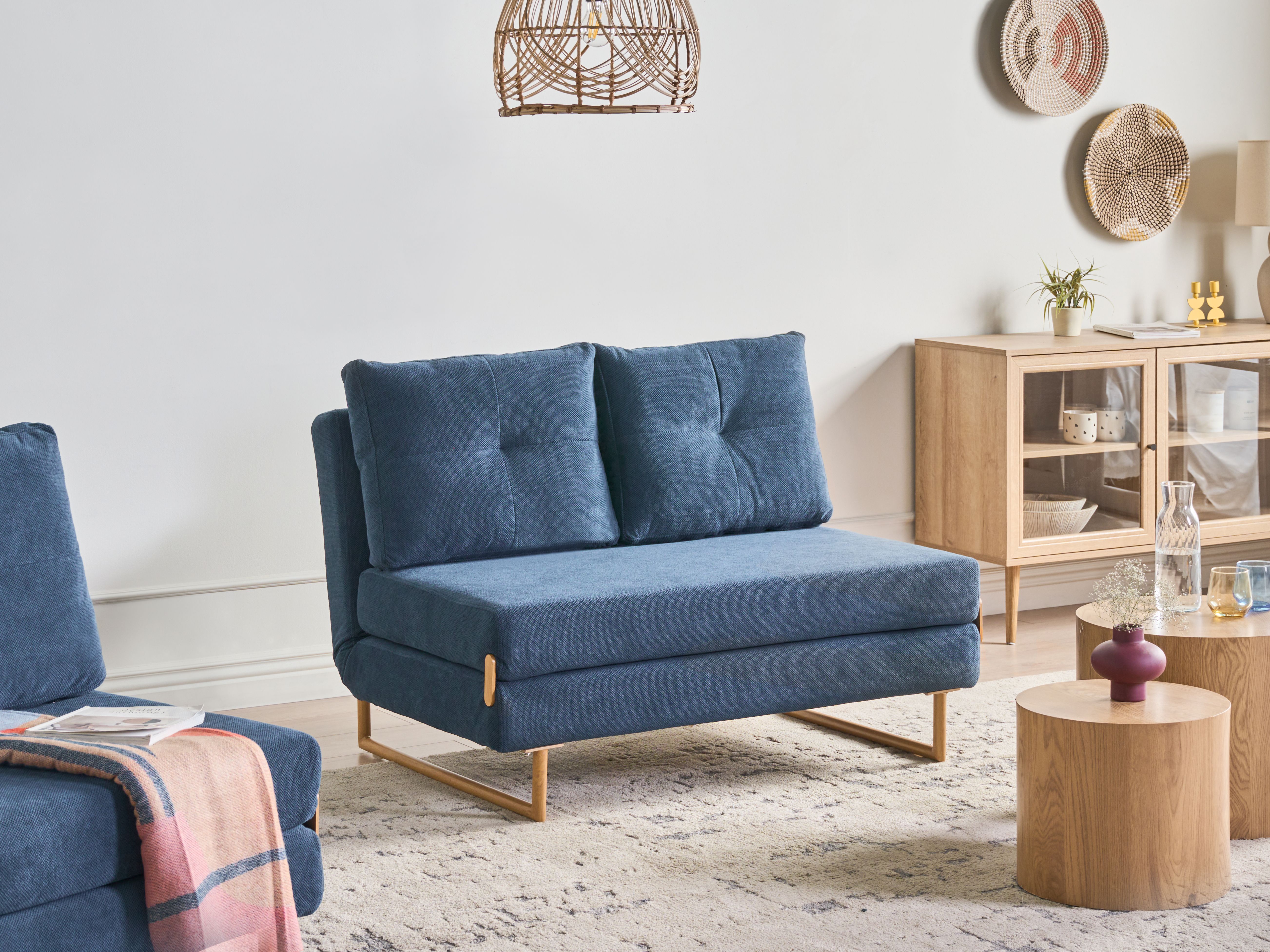 Bankenset 6-zits JERSLEV Stof Blauw