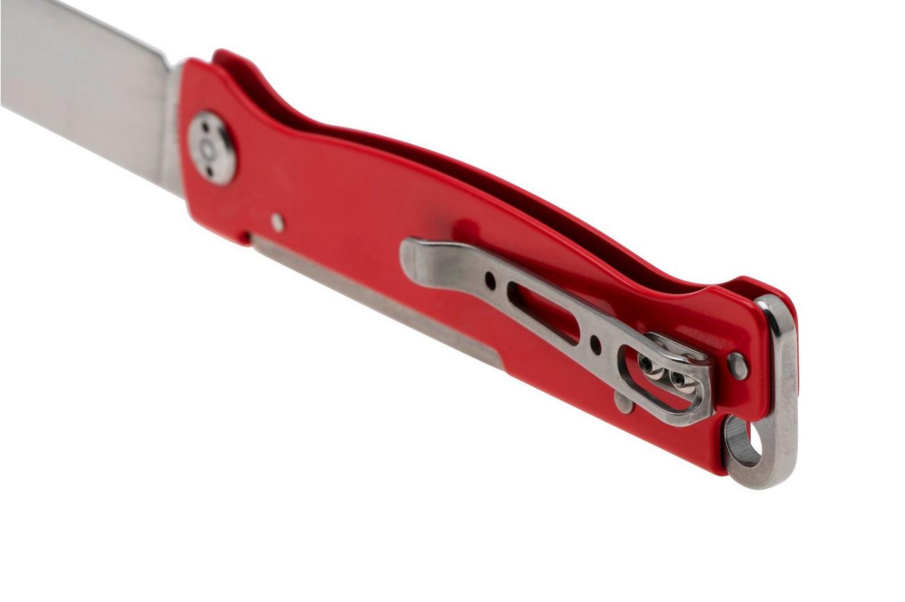 Böker Plus Atlas 01BP0013, Satin 12C27, Red Stainless Steel zakmes