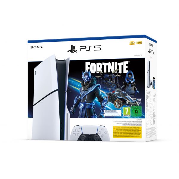Sony PlayStation 5 Slim Standard Edition 1TB SSD   Fortnite Cobalt Star