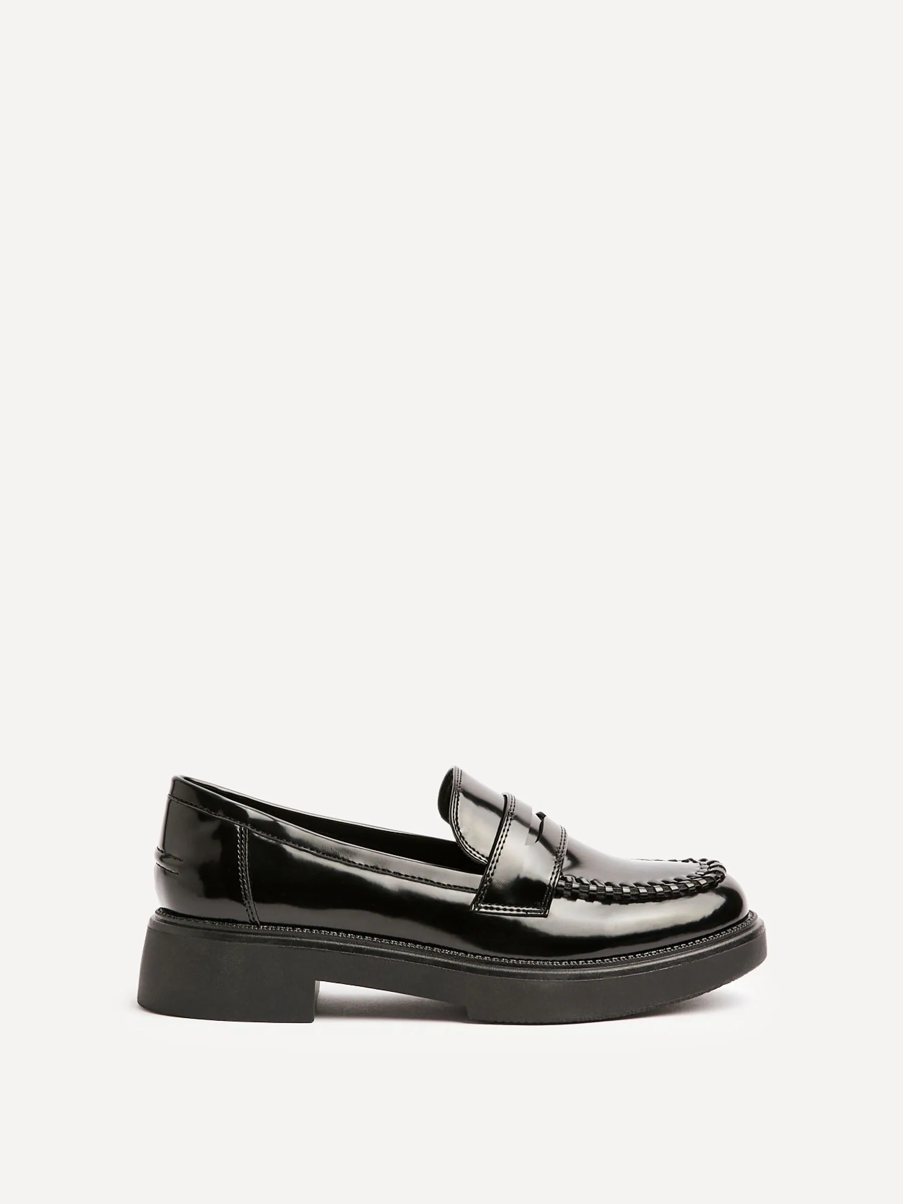 Linzi Direction Chunky Loafers With Woven Detail