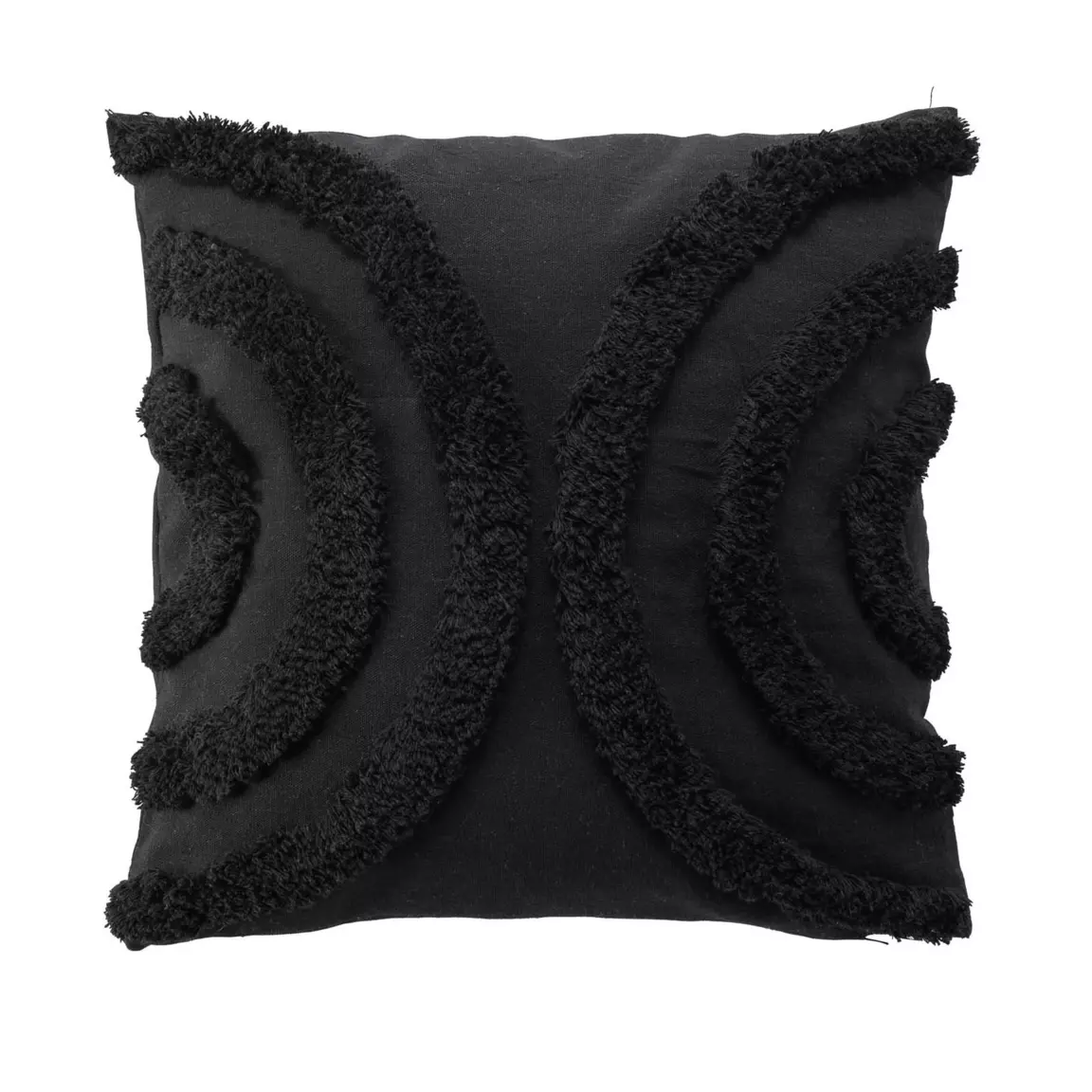 Coussin carré (40 x 40 cm) Zita Noir