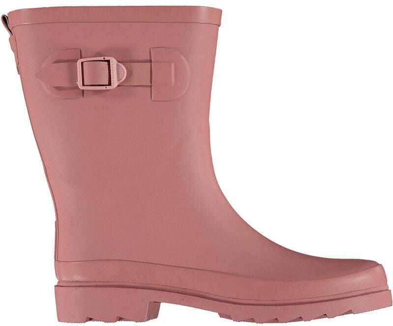 XQ Footwear Dames Regenlaars Riem Rubber Pink Laarzen