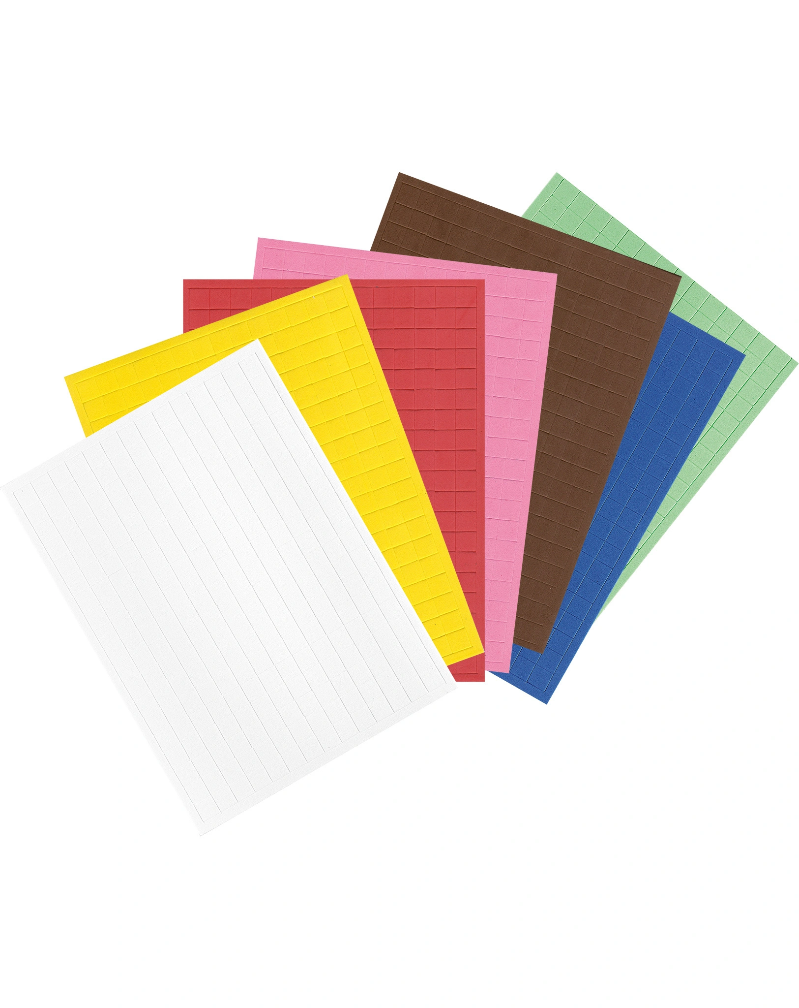 Moosgummi Mosaik BASIC in 6 Farben