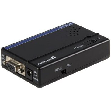 StarTech.com Convertisseur haute résolution VGA vers Composite ou S-Video.