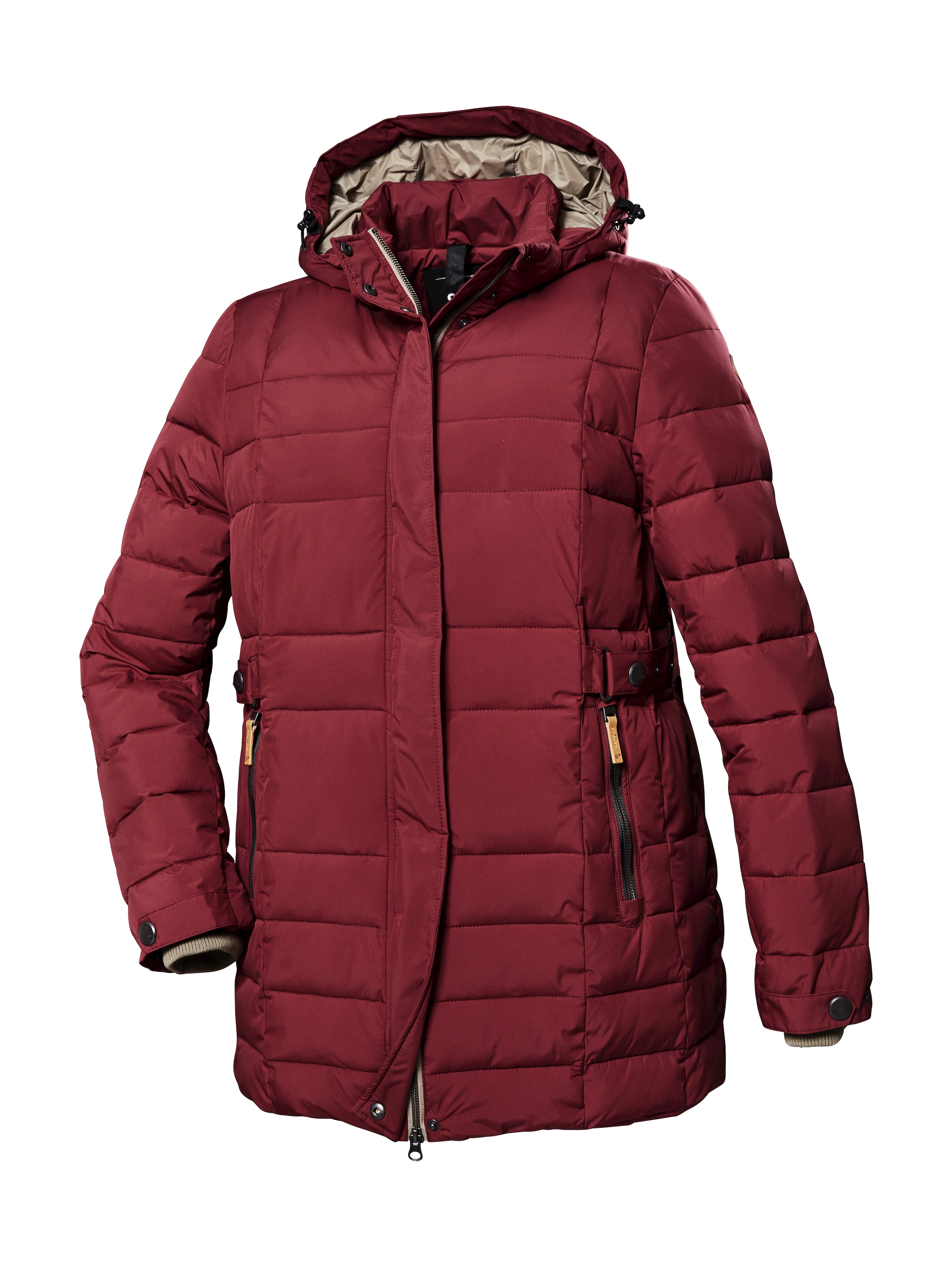 STOY Steppjacke »STW 6 WMN QLTD JCKT« Wasserabweisender, winddichter Parka mit abnehmbarer Kapuze.
