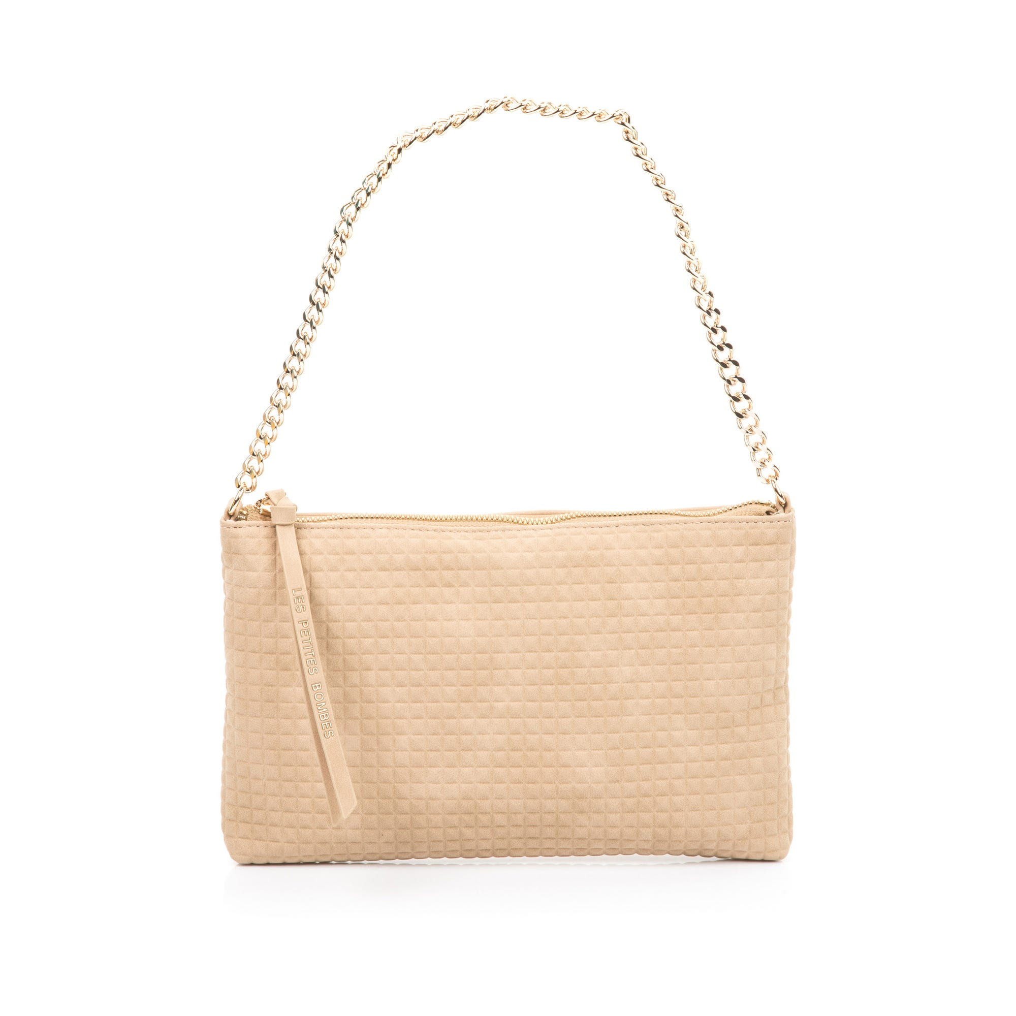 Sac bandoulière beige