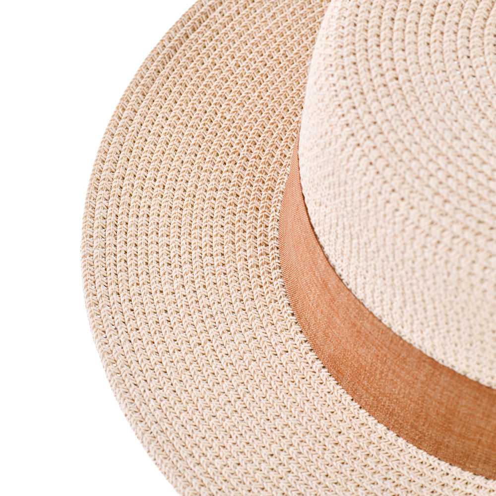 Decopatent Zonnehoed Dames Ø58 cm - Strohoed UV Bescherming