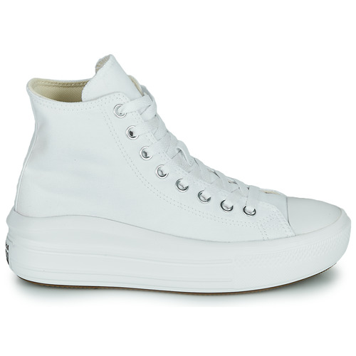 Converse - CHUCK TAYLOR ALL STAR MOVE CANVAS HI - Blanc