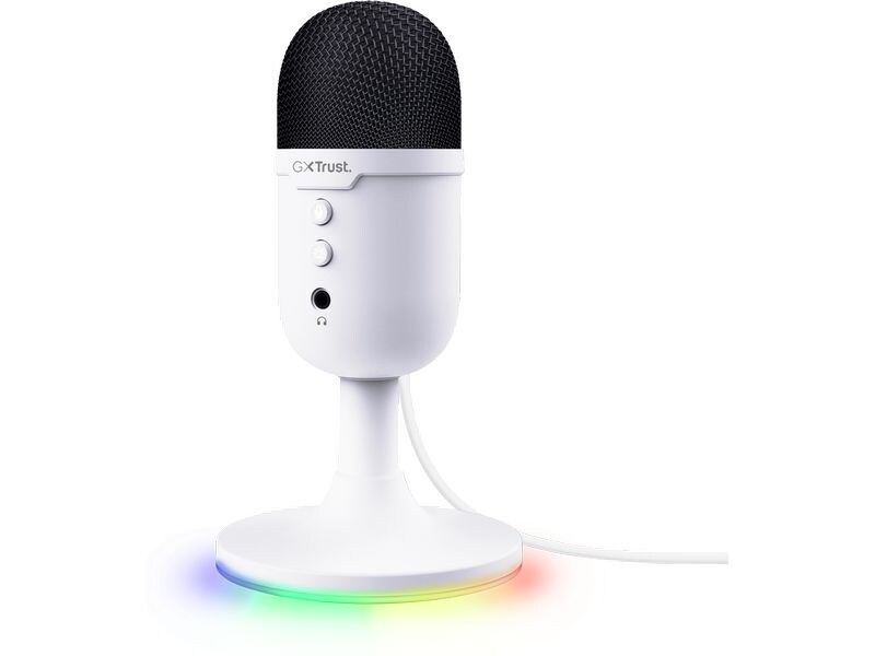 Trust Mikrofon GXT234W Yunix Kompaktes USB-Gaming-Mikrofon für Streaming & Content-Erstellung