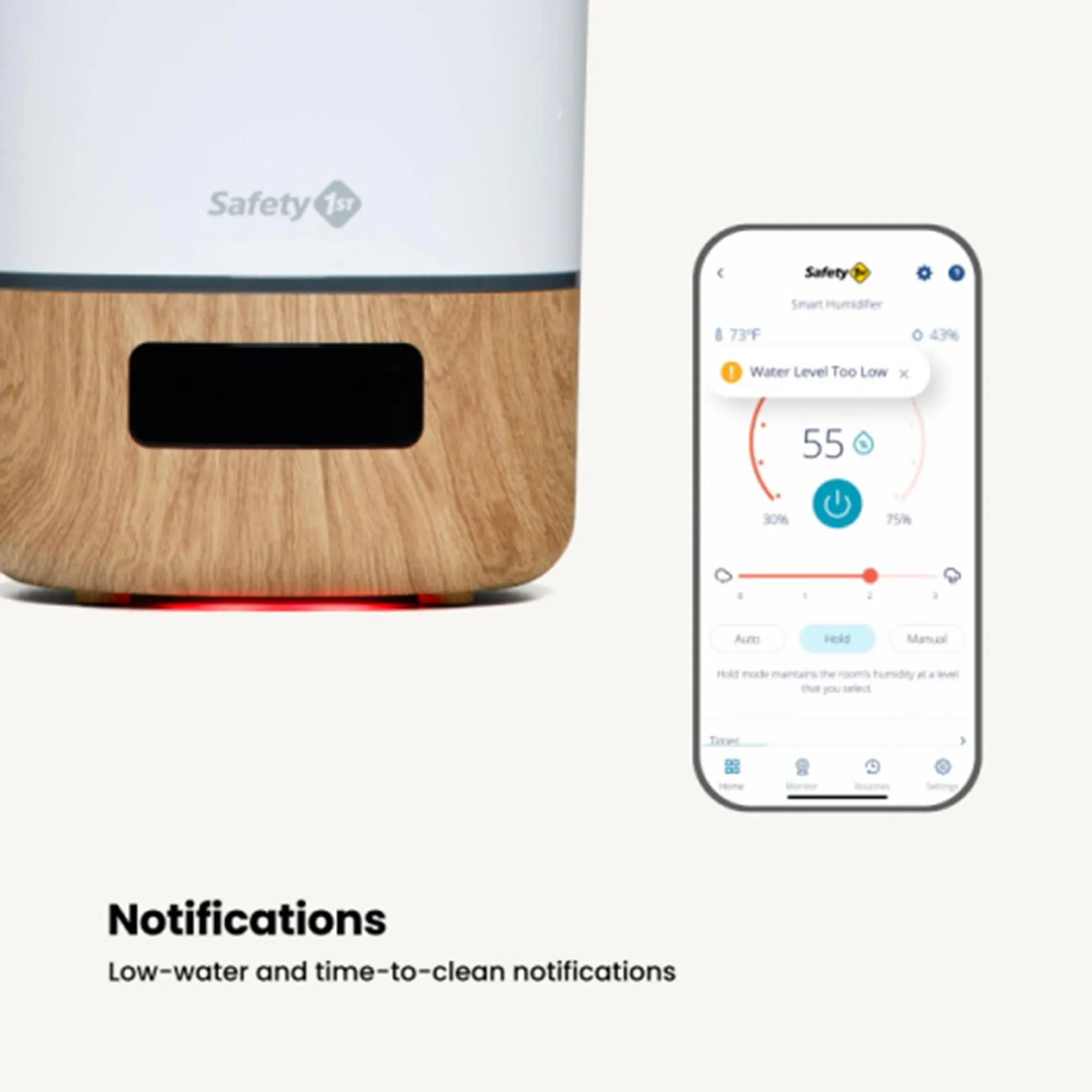 Safety 1st Humidificateur Connected Smart