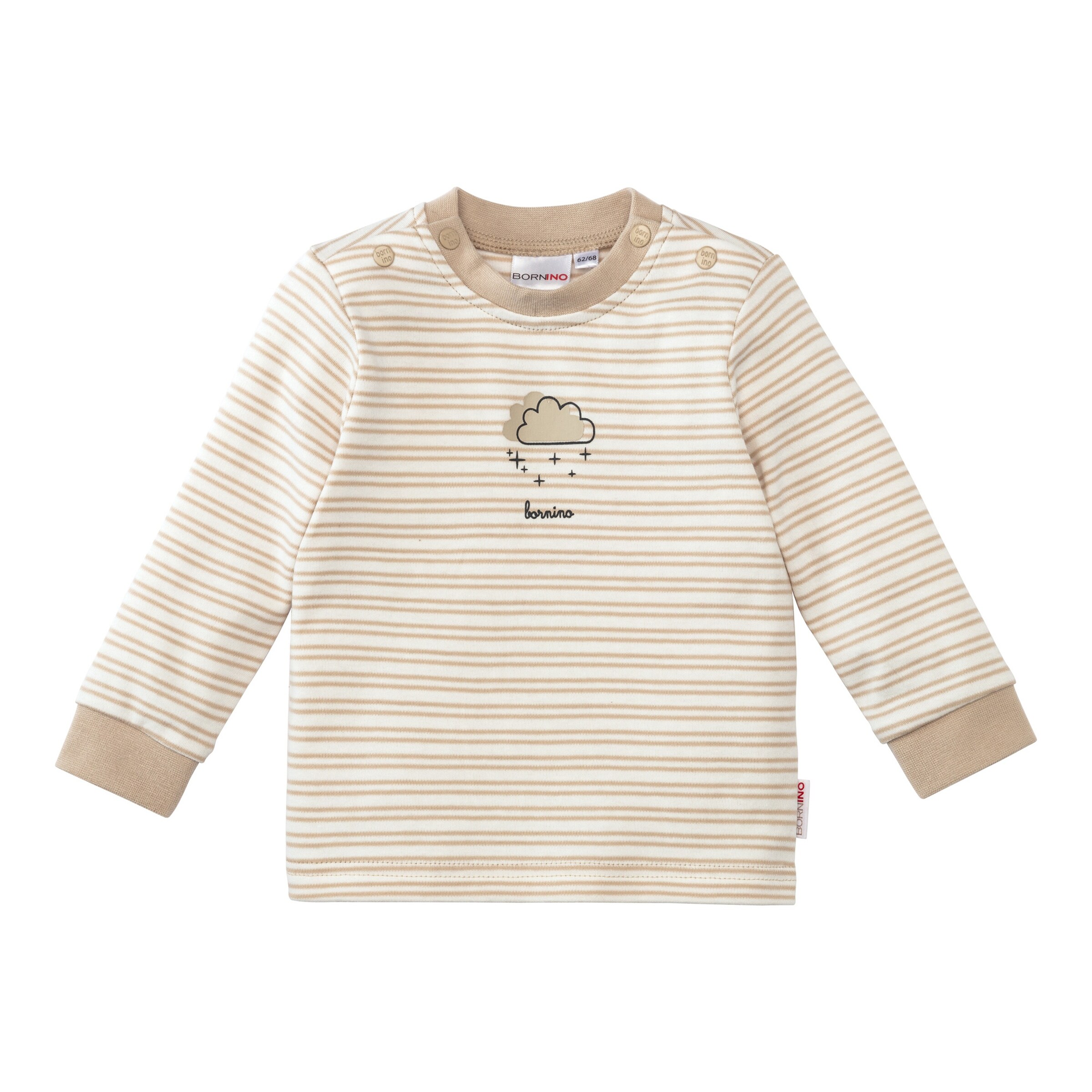 Bornino - Lieblinge Schlafanzug lang Wolke beige/weiß