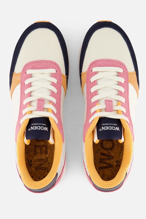 Woden Ronja Sneakers oranje Leer