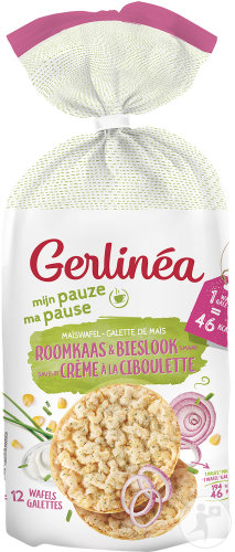Gerlinéa Ma Pause Galette De Maïs Crème Et Ciboulette 123,5g