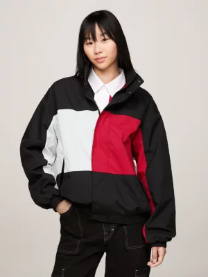 Tommy Remastered Jaqueta Dual Gender Signature Color-Blocked
