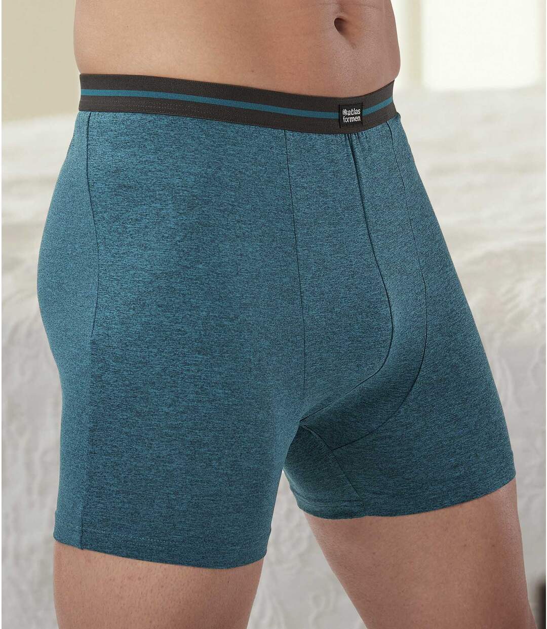 Lot de 2 Boxers Stretch Chiné