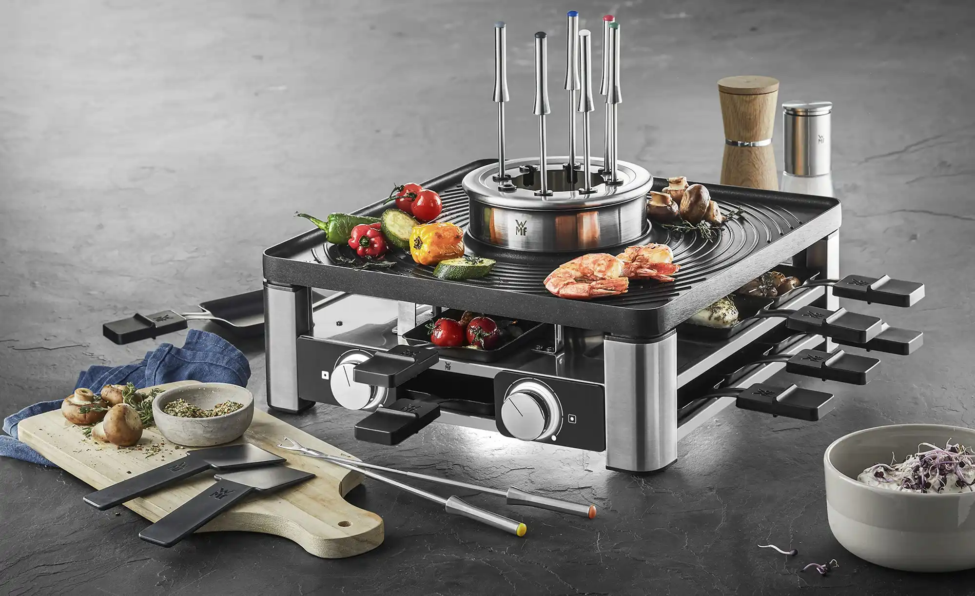 WMF Raclette-Grill-Fondue Lumero Gourmet