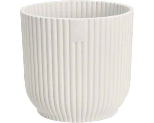 elho Vibes opvouwbare ronde mini plantenbak, kunststof, Ø 9,3 cm, H 8,8 cm, wit