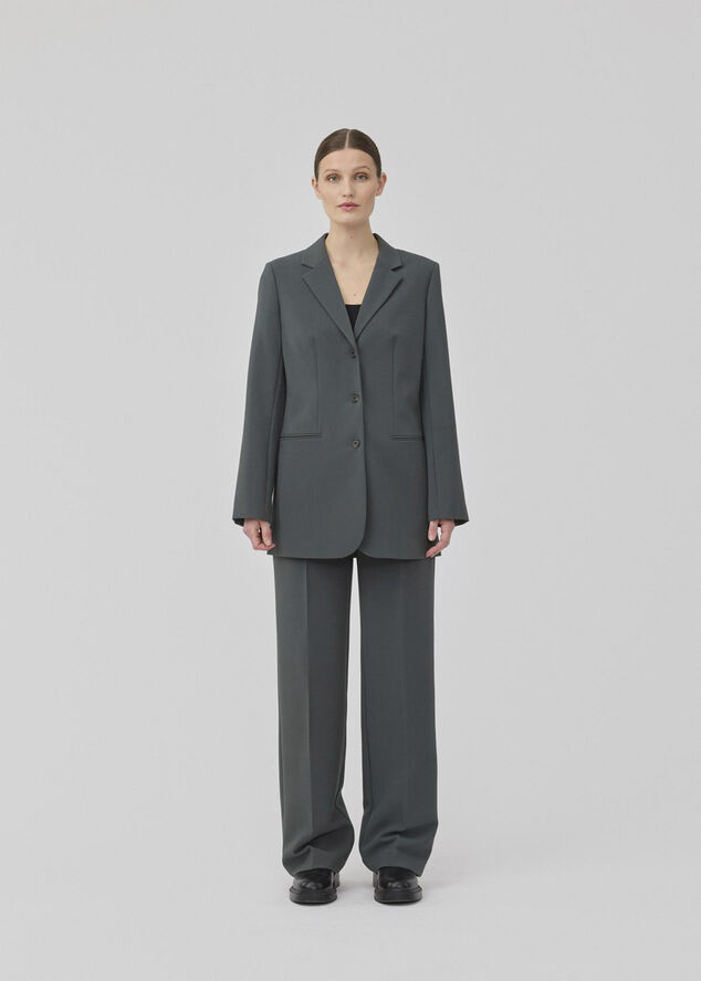 Modström GaleMD slim blazer Harbor green