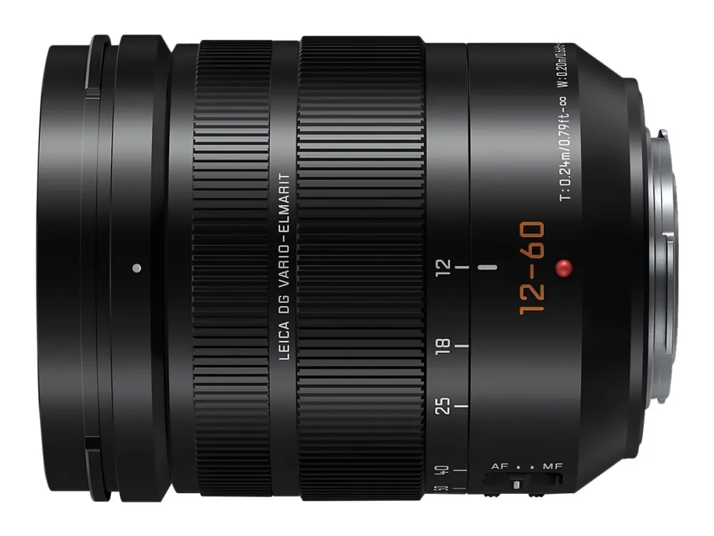 Leica DG Vario-Elmarit H-ES12060E - Zoomobjektiv - 12 mm - 60 mm - f/2.8-4.0 ASPH. - Micro Four Thirds - for Lumix DC-BGH1; Lumix G DC-G100, G110, G90, GF10, GF90, GH5M2, GH6, GH6L, GX880, GX9, GX9H