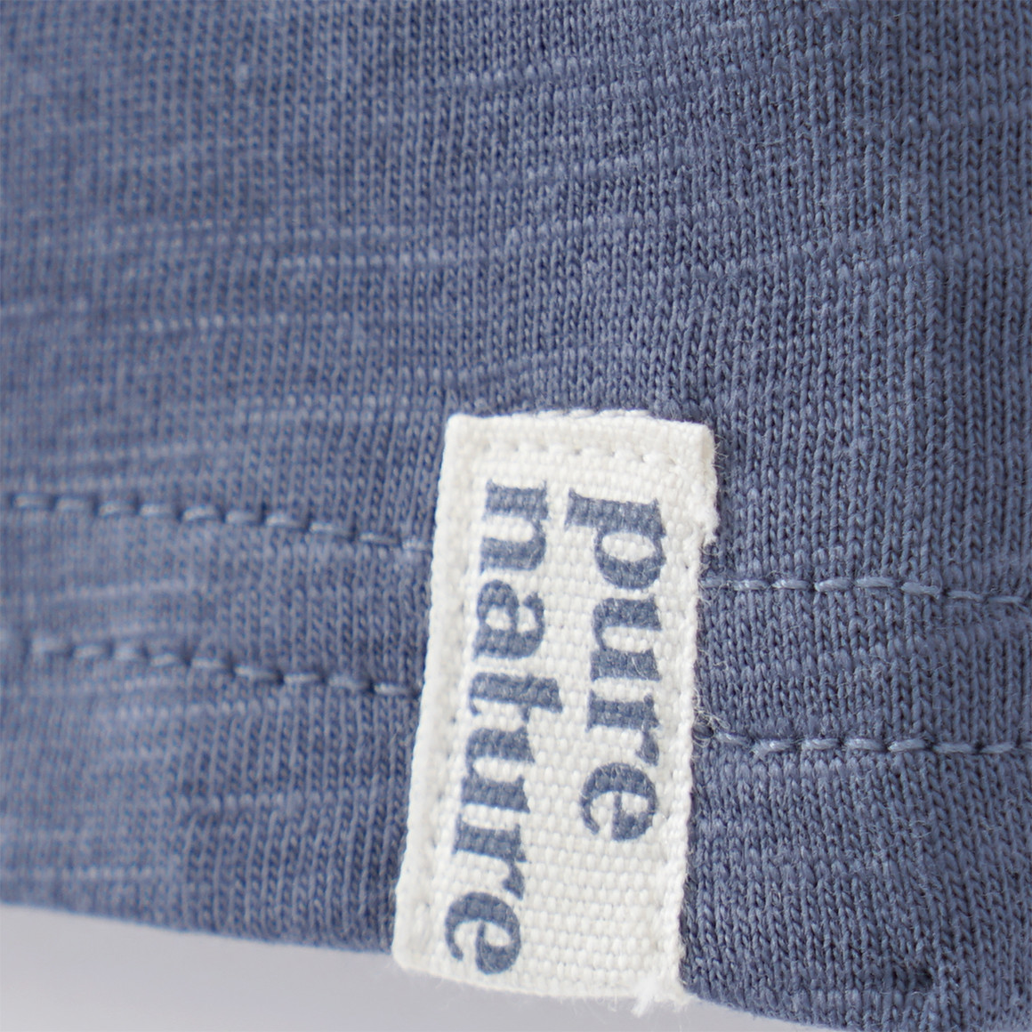 Topomini Pure Collection Baby T-Shirt im Basic-Look blau