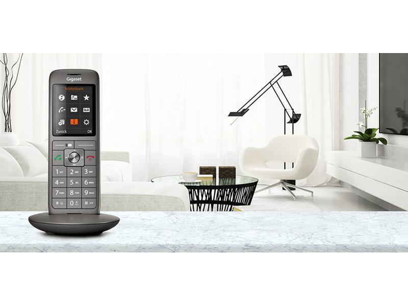 Gigaset Mobilteil CL660HX Ausgesprochen schön – perfekt zum Anschluss an den Router