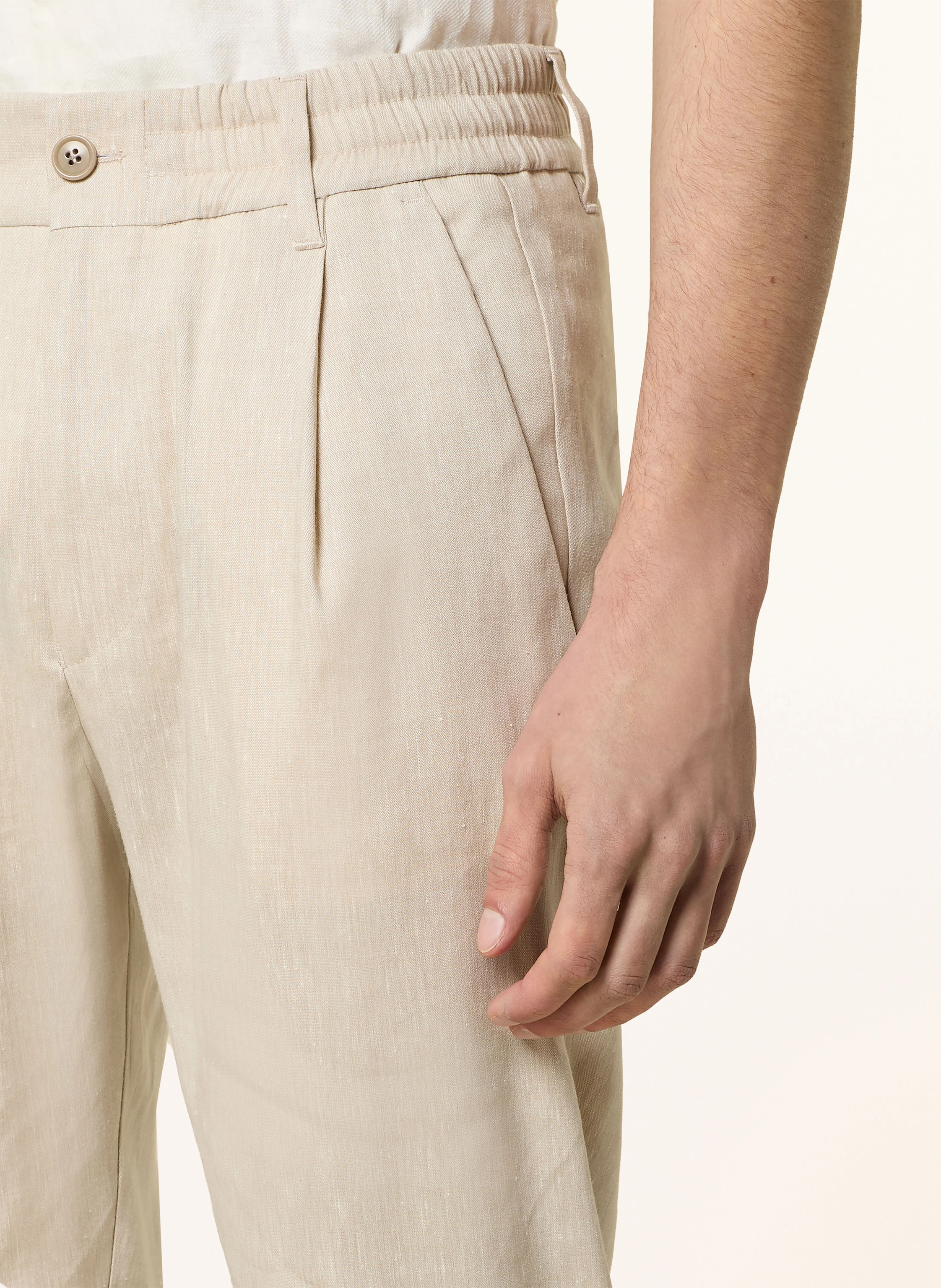 DRYKORN Anzughose CHASY Extra Slim Fit mit Leinen