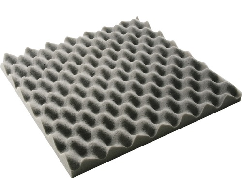 Akoestisch schuim Akupur gegolfd schuimplaat 50x50x3 cm