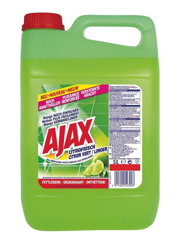 Ajax Allesreiniger limoen fris 5000ml