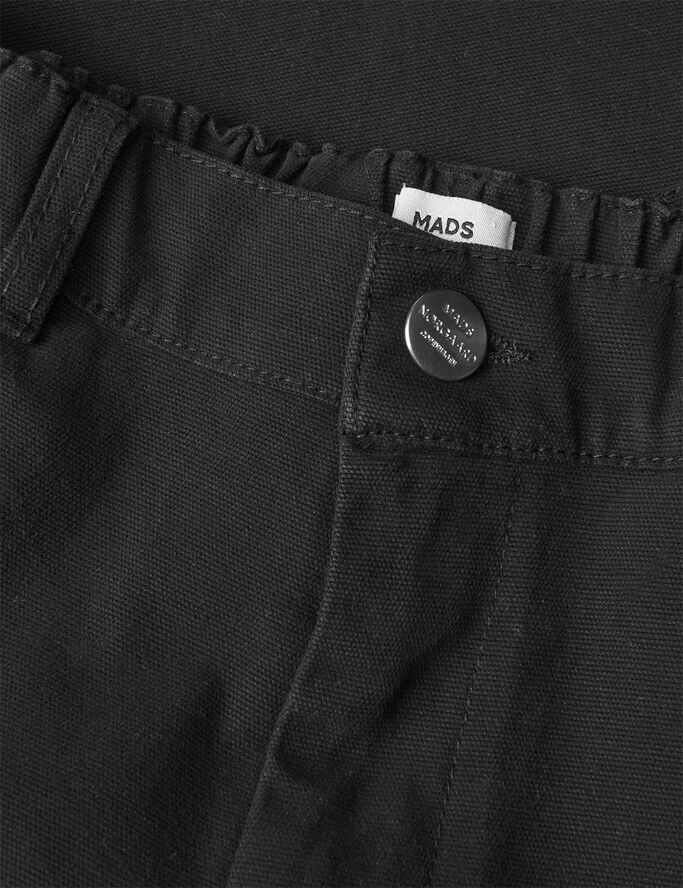 Mads Nørgaard - Copenhagen Soft Canvas Cargoni Pants Sort
