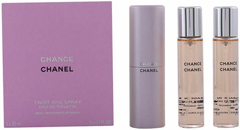 Chanel - Chance - Eau De Toilette - 3 x 20ml - Navulling