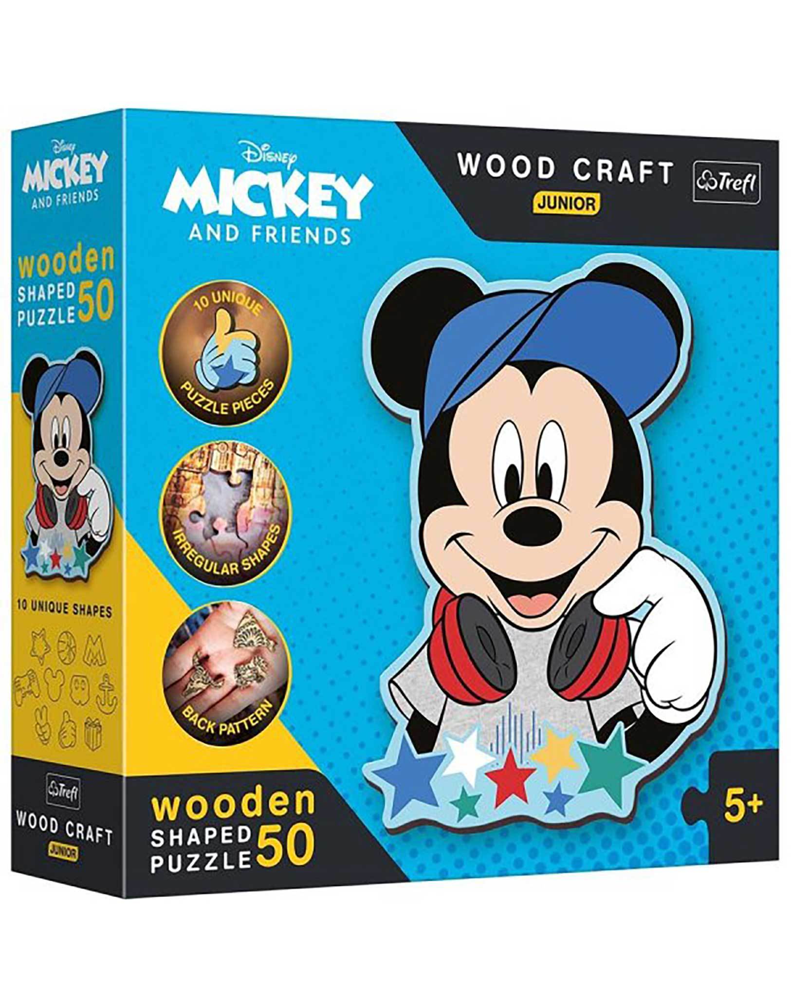 Holz Puzzle Junior 50   - Mickey Maus