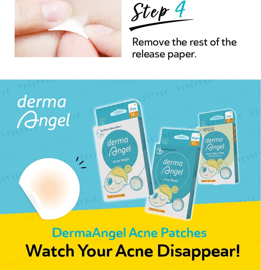 DermaAngel - Nachtpleister tegen acne, 24 stuks