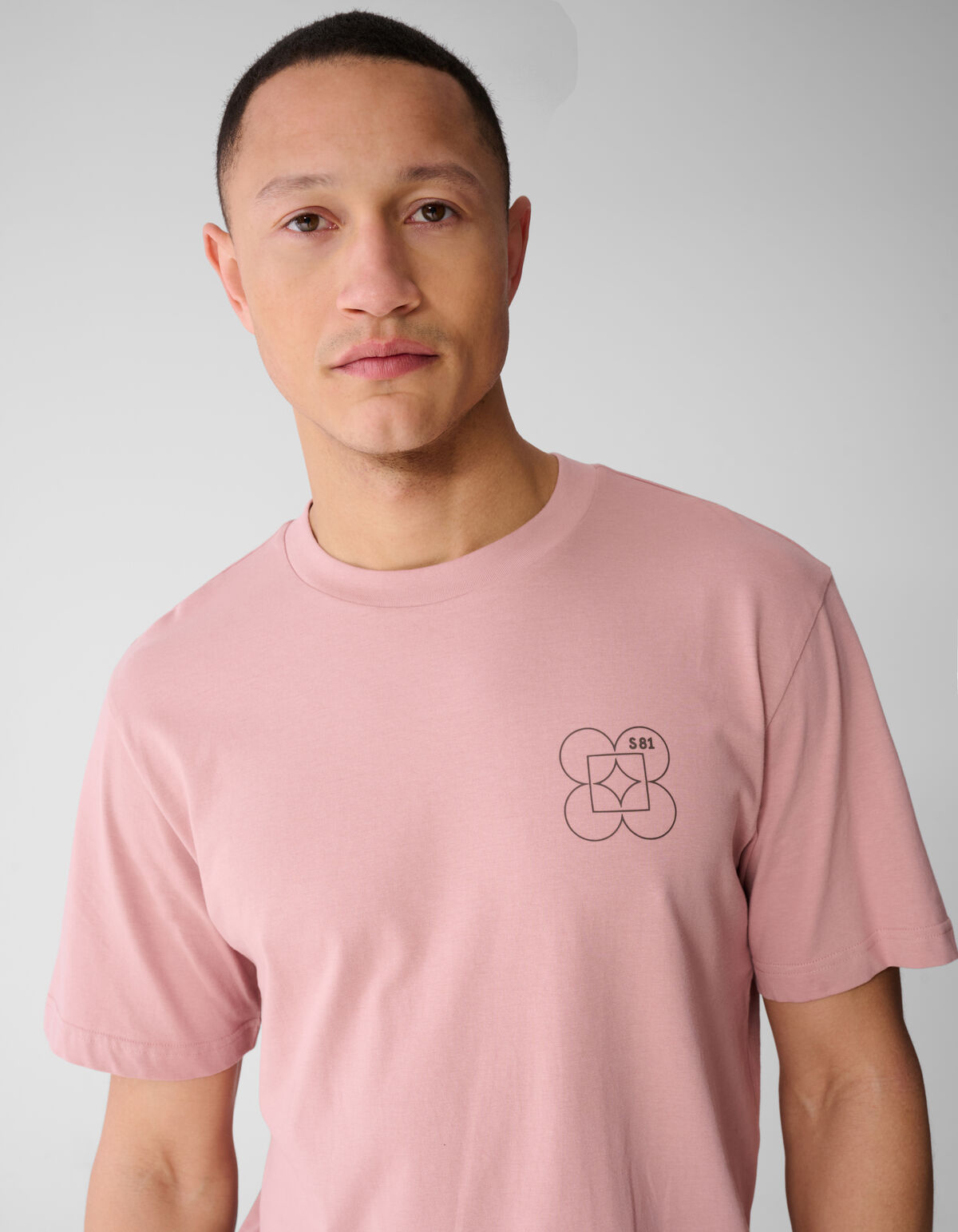 Spark Artwork T-shirt Roze