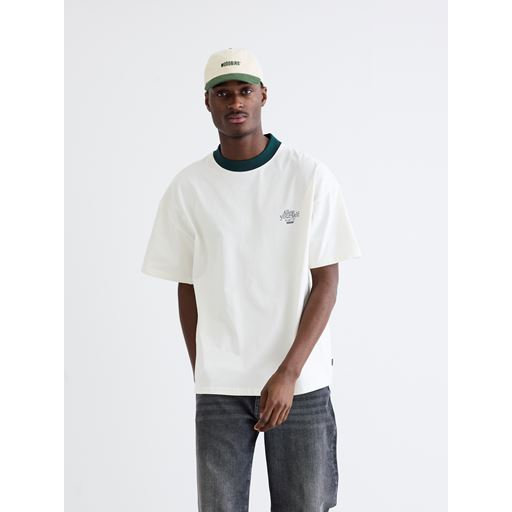 Woodbird Bose Eat T-shirt, Off White, XL
