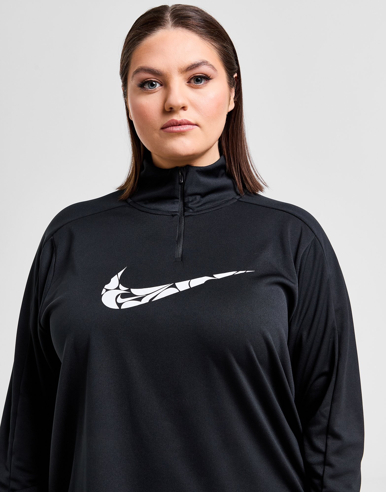 Nike Haut Zippé Swoosh Grande Taille Femme
